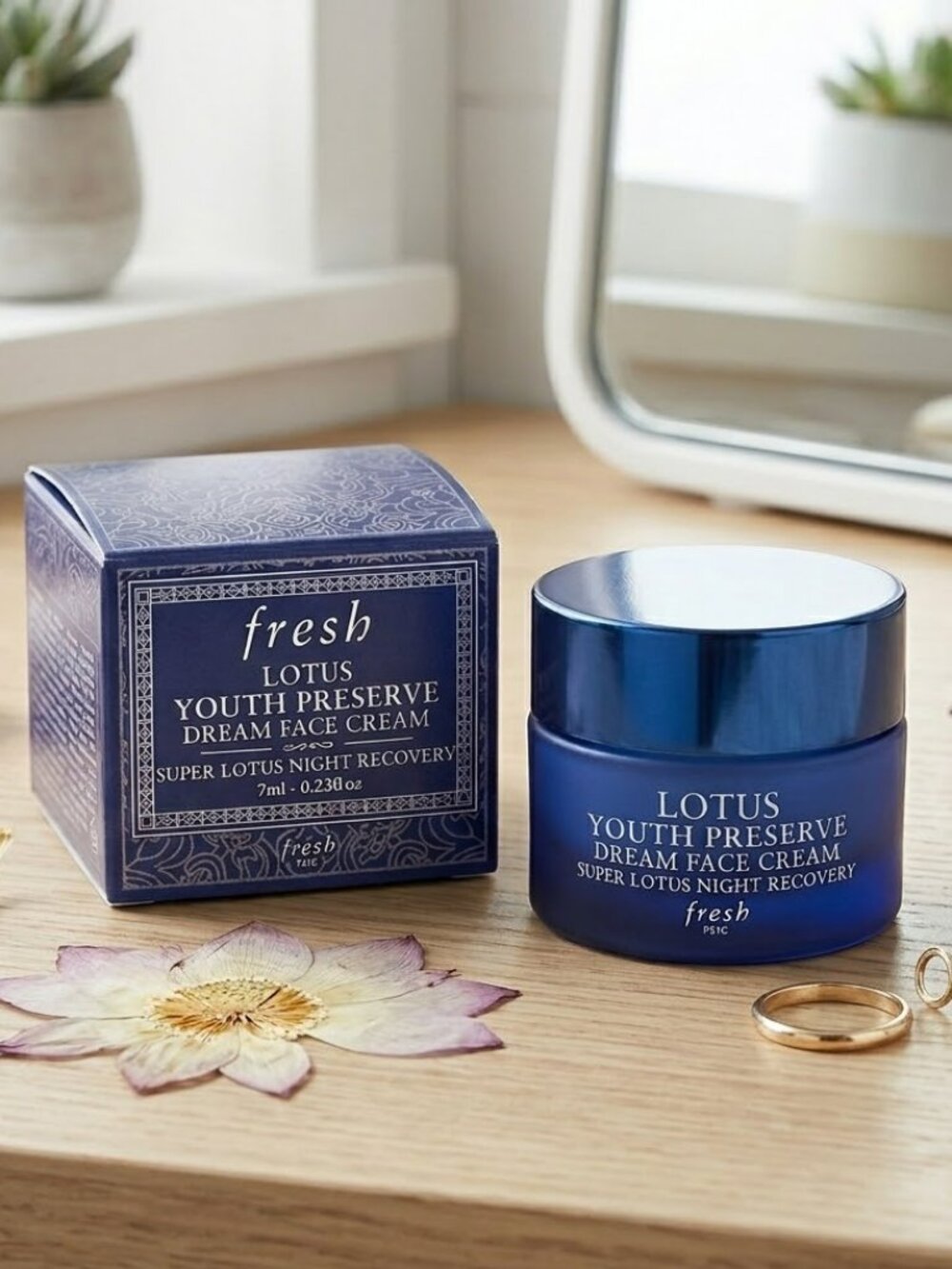 Fresh Lotus Youth Preserve Dream Face Cream Mini Super Lotus Night Recovery